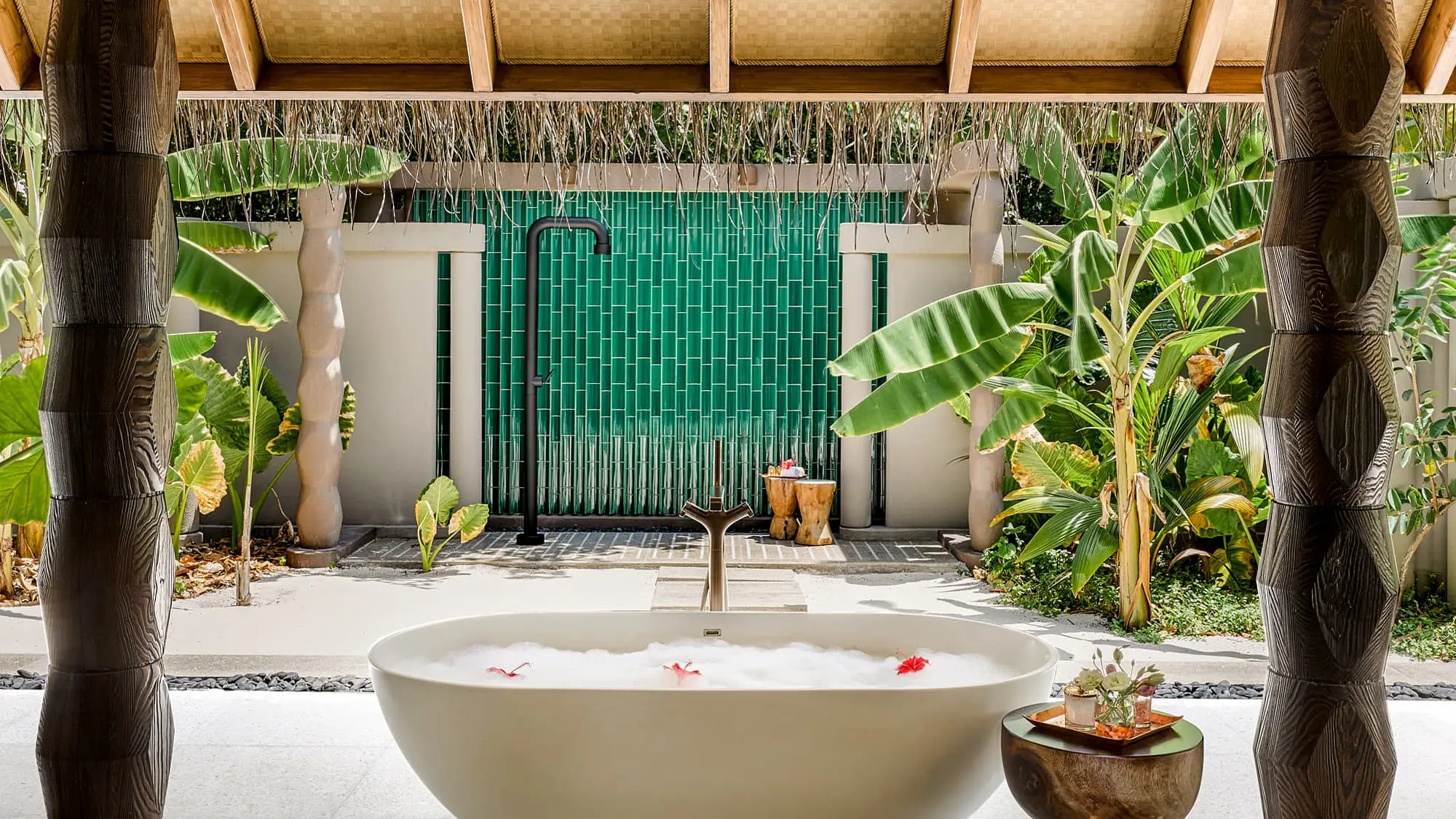 Beach Villa with Pool · sand-step
