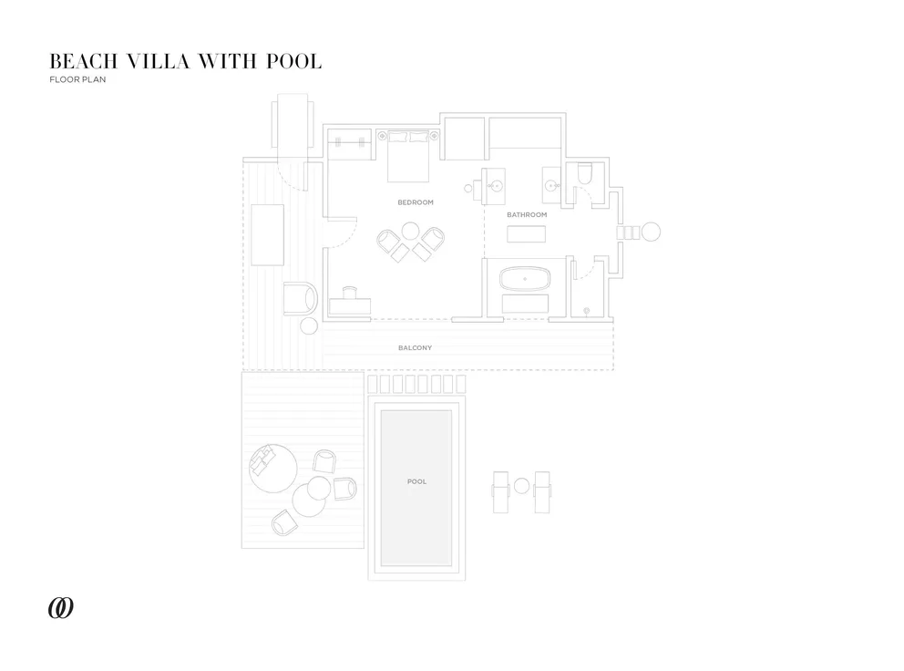 Beach Villa with Pool