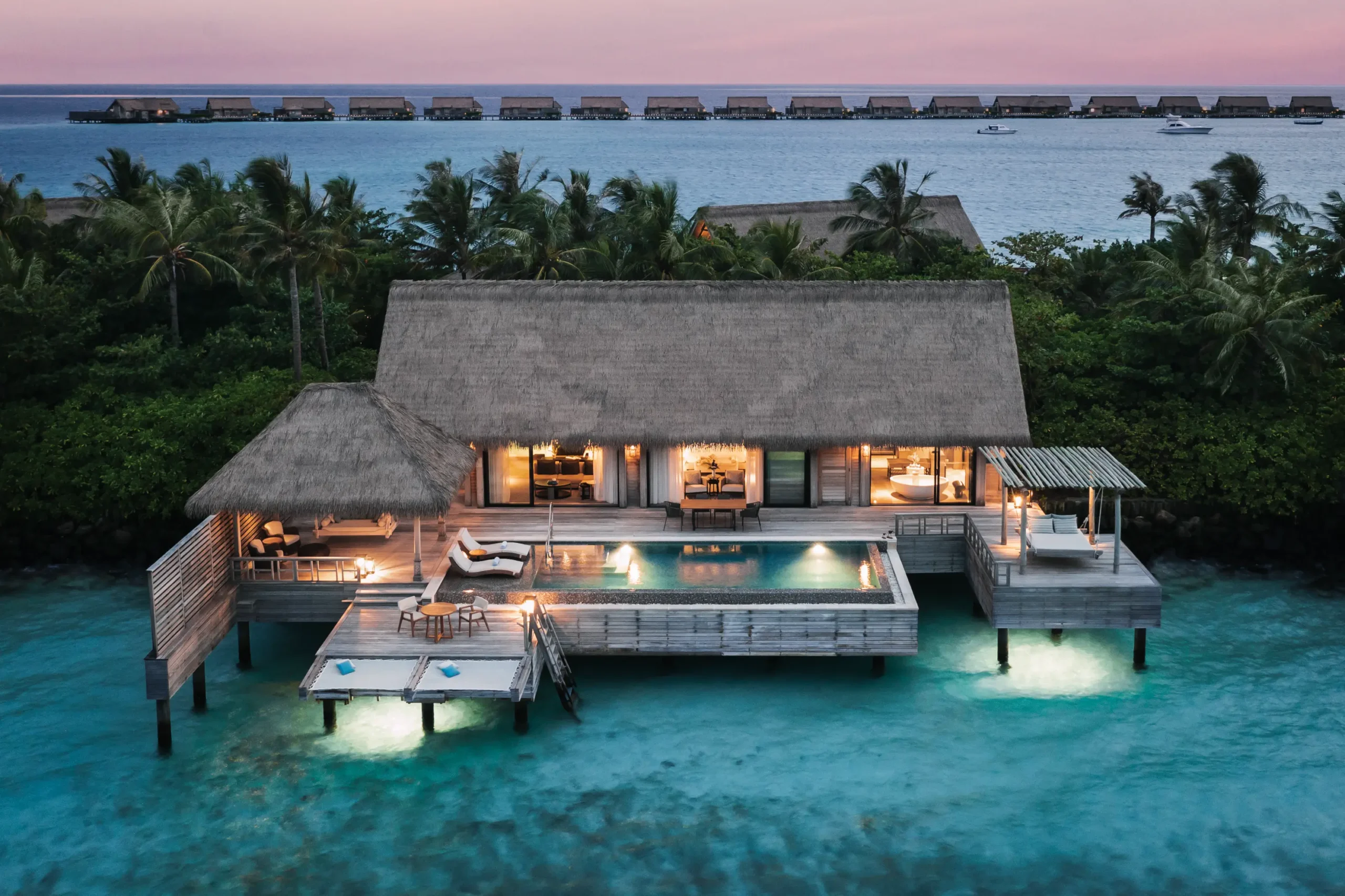 King Grand Reef · twilight aerial